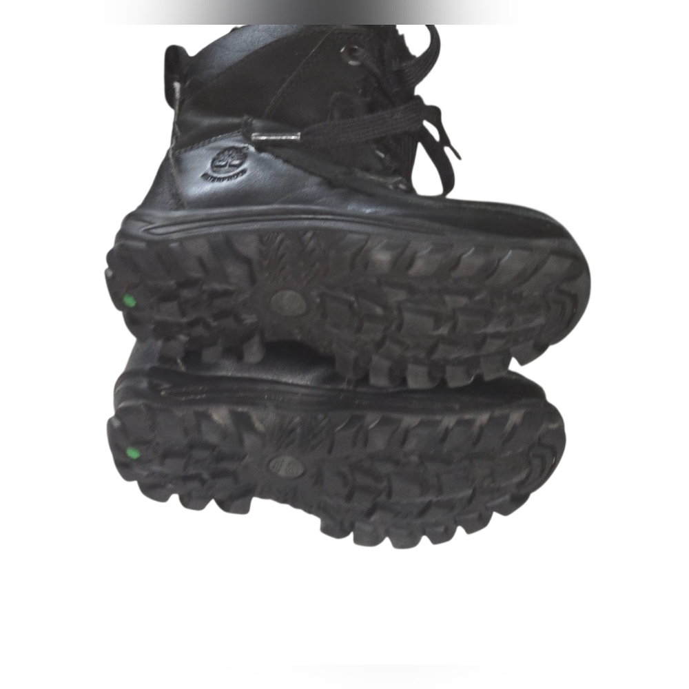 Timberland Kids Toddler 9.5 Black Side Zip Up Winter Boots Unisex — image 7 of 8